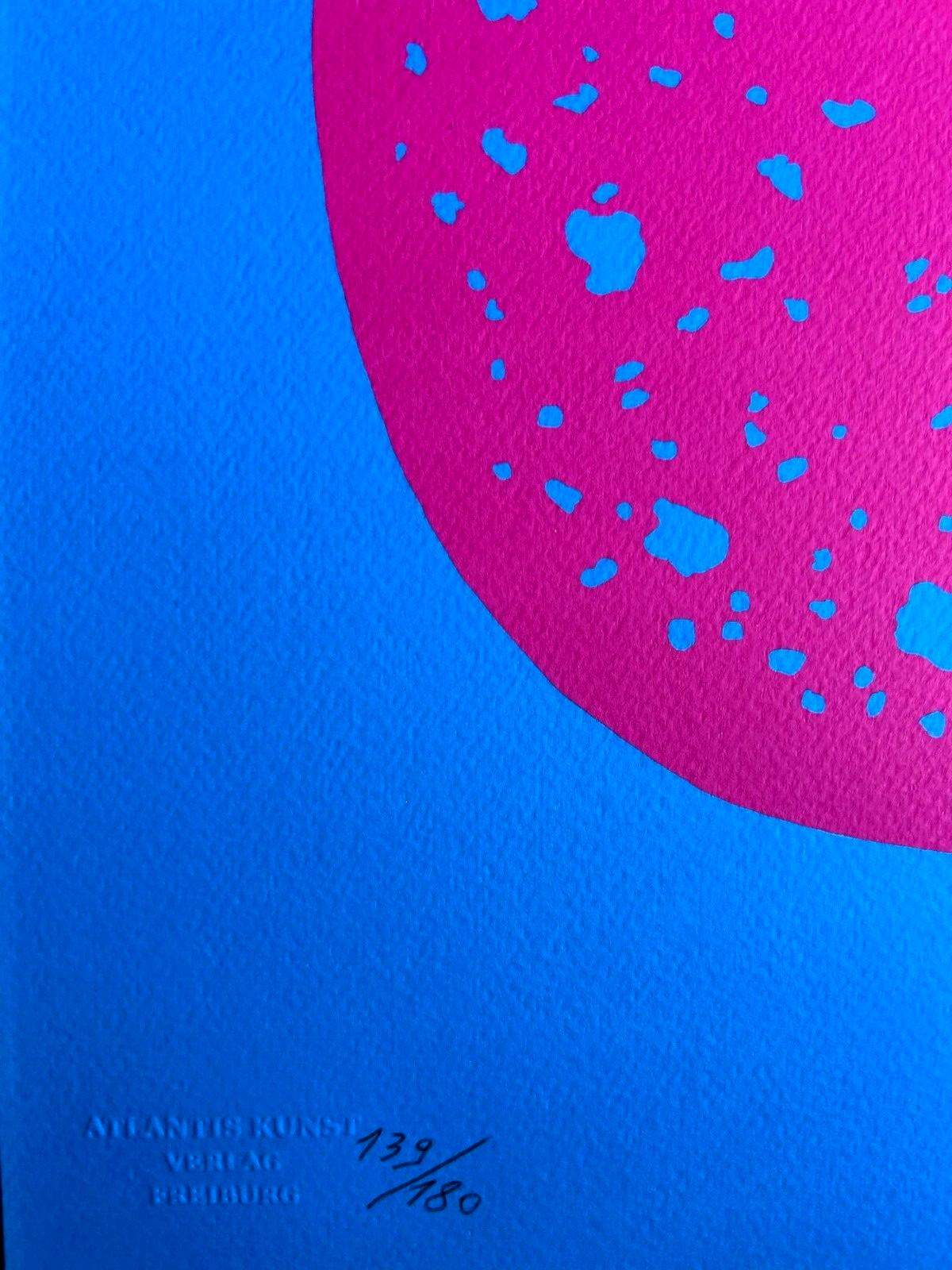 Lucio Fontana Lithograph (original COA signed pen) numbered in pencil