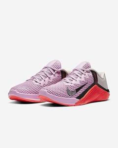 Zapatos de entrenamiento de Nike Women Metcon 6 Black Crimson Rosa  AT3160-660 Talla 8.5 | eBay