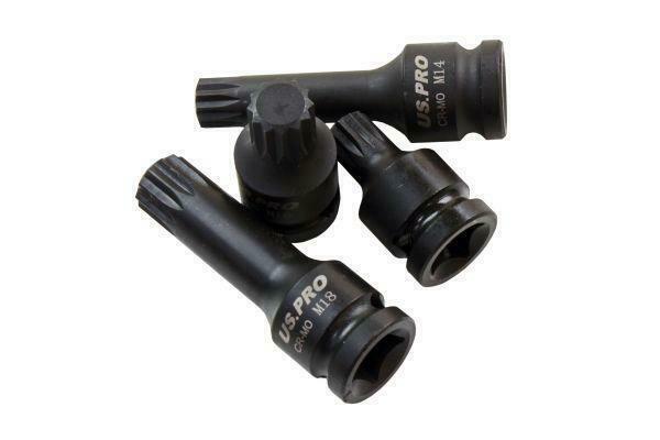 US PRO Ipact Industrial 1379 14 16 18 Spline Bit Sockets U2013 Bigaart