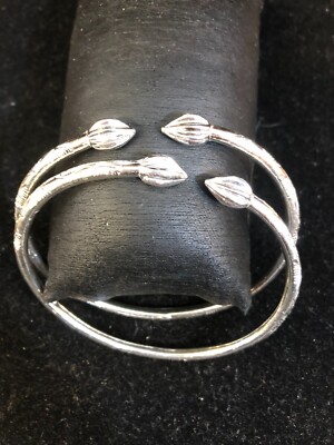 Sterling Silber .925, West Indianer Armreif Armband Set