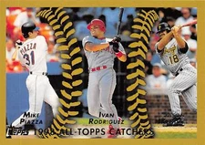 2011 Topps 60 Years Of Topps #60YOT48 Mike Piazza Ivan Rodriguez Kendall
