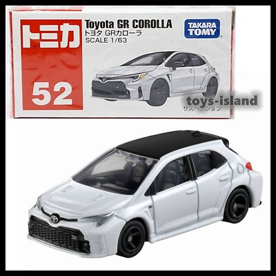 TOMICA 52 TOYOTA GR COROLLA 1/63 TOMY 2023 Sep New Model White (B