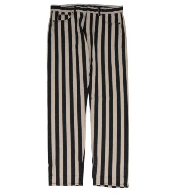 Saint Laurent Mens D20 Straight Leg Jeans 33x30 White Black