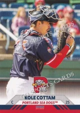 2022 Portland Sea Dogs Kole Cottam RC Rookie Boston Red Sox
