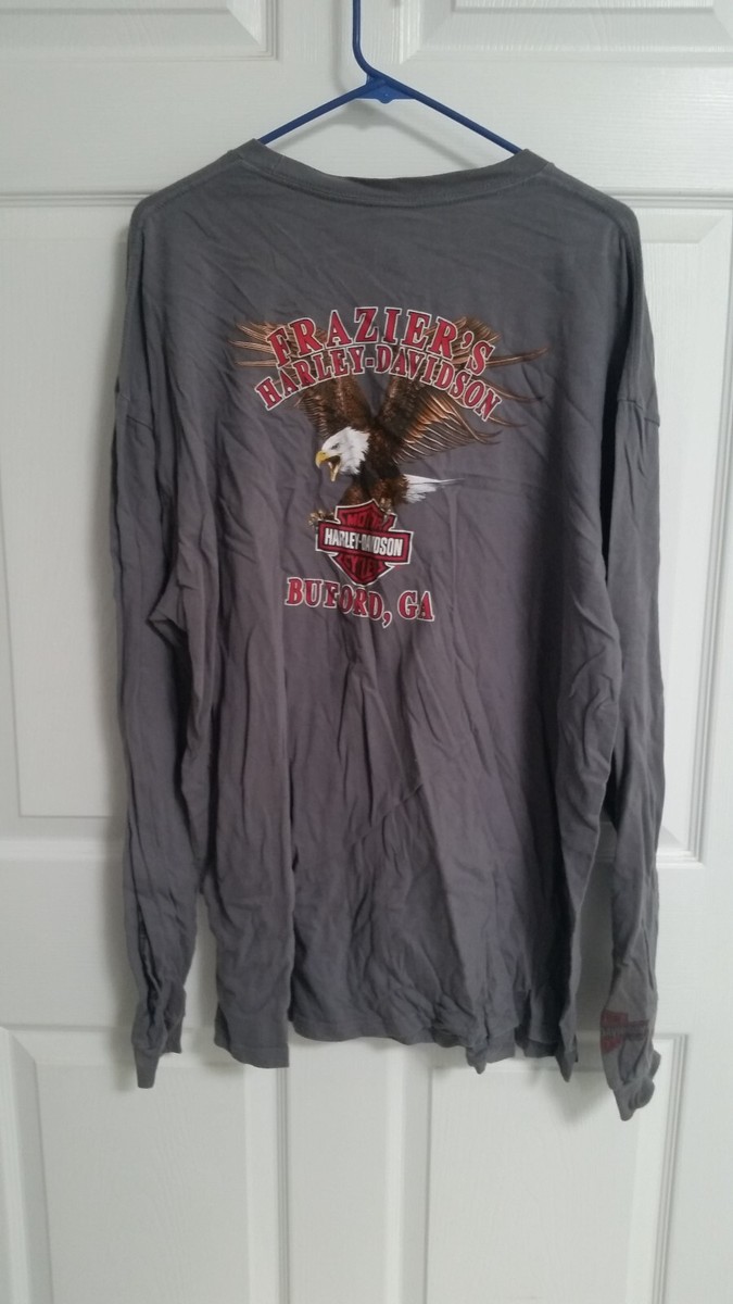 Frazier's Harley Davidson Buford, Ga Long Sleeve Tee Shirt
