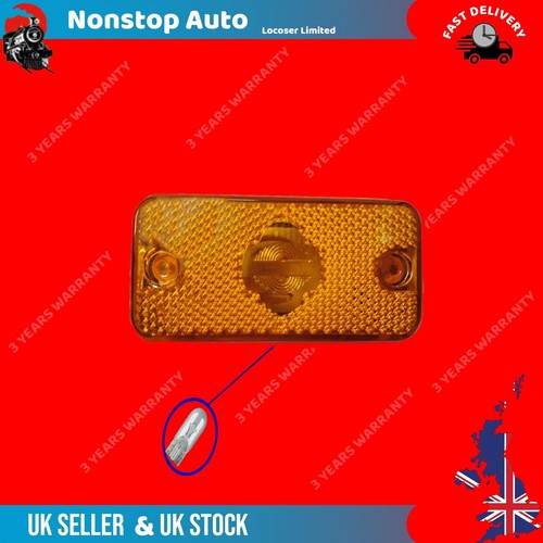 FOR PEUGEOT BOXER SIDE INDICATOR REPATER LENS LIGHT AMBER 6303.A1 - Afbeelding 3 van 9