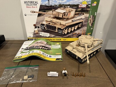 COBI Historical Collection Set #2556 PzKpfw VI Tiger  131  - 100% Complete