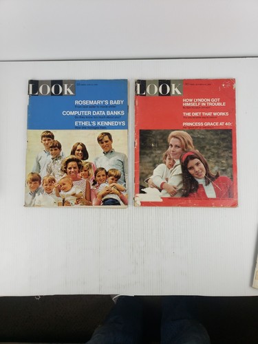 Lot of 12 Look Magazines 1966 - 1970; Sesame Street, Rosemary's Baby, Civil Righ - Picture 6 of 7