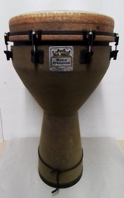 Remo Mondo Designer Series Key-Tuned Djembe Earth 25 x 14 in.