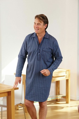 Men's Champion 100% Harrow Brushed Cotton Nightshirt Size M , L , XL , 2XL , 3XL - Picture 5 of 7