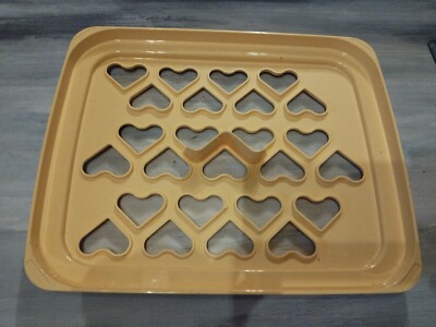 Plaque à Raviolis Tupperware Cœur 24 Alvéoles – Moule à Pâtes Fraîches Jaune Avec Recettes