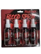 Blood Spray Four Pack - Spooktacular Creations - 2 Fl. Oz/60 ml Each - For Hallo