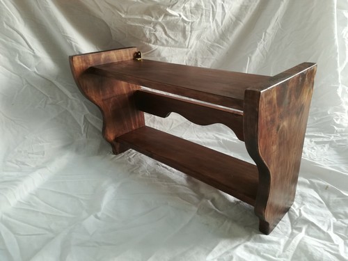 ESTANTERÍA de madera, ideal para colgar, de estilo rústico. 50 cms. largo - Imagen 10 de 12