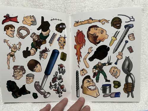 Small Soldiers Radical Hardware Sticker And Coloring Book 1998 - Picture 7 of 12