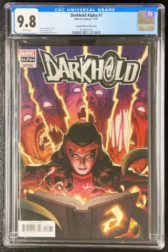 Darkhold Alpha #1 CGC 9.8 Variant Edition! Marvel Comics mint condition
