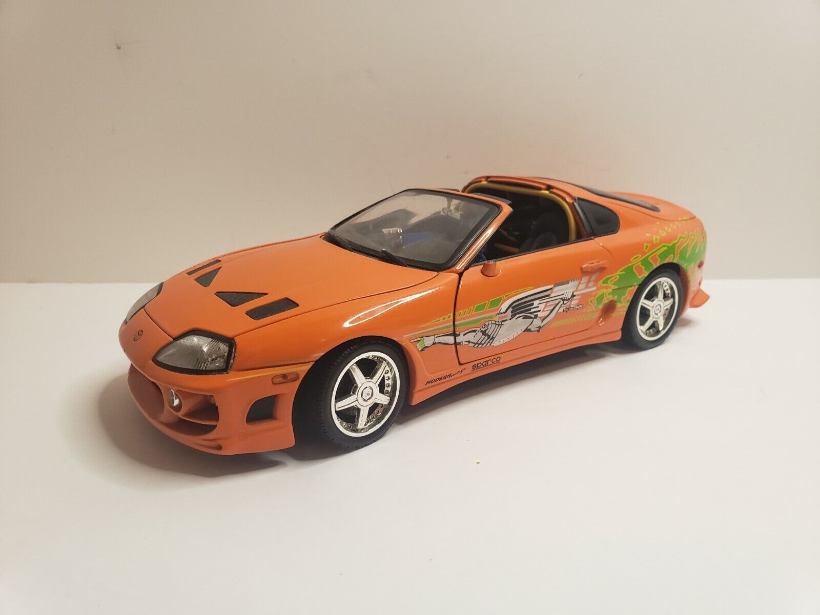 Toyota Supra Streetglow Fast And Furious 1/18 Racing Champions ERTL