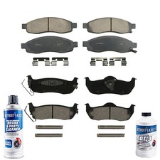 Front Rear Ceramic Brake Pads for Nissan Pathfinder Armada Titan Infiniti QX56