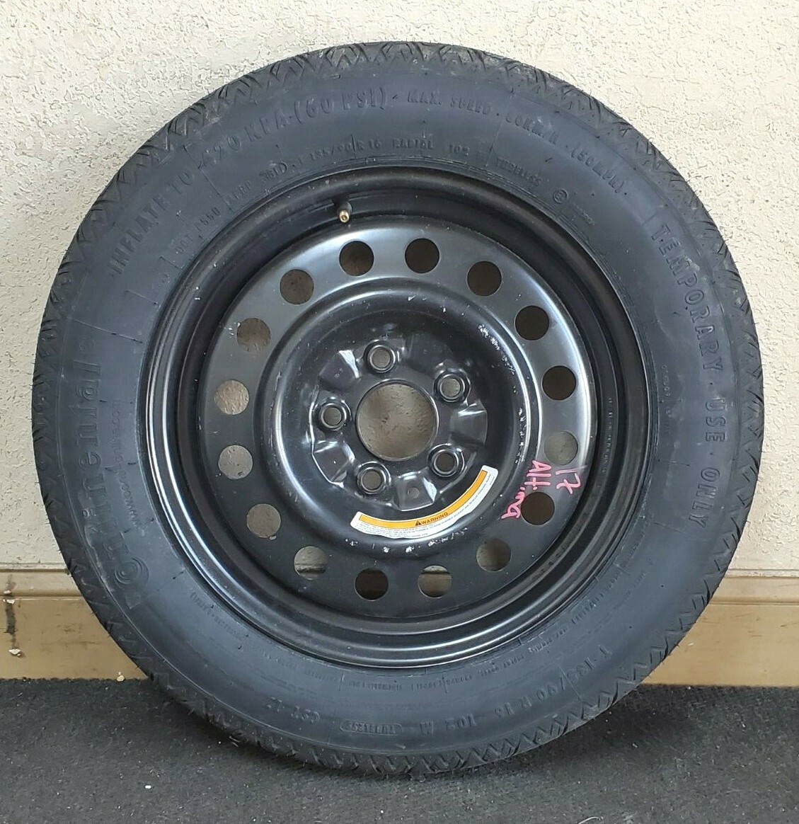 2015 2017 NISSAN ALTIMA SPARE TIRE/ DONUT T135/90R/16 OEM eBay