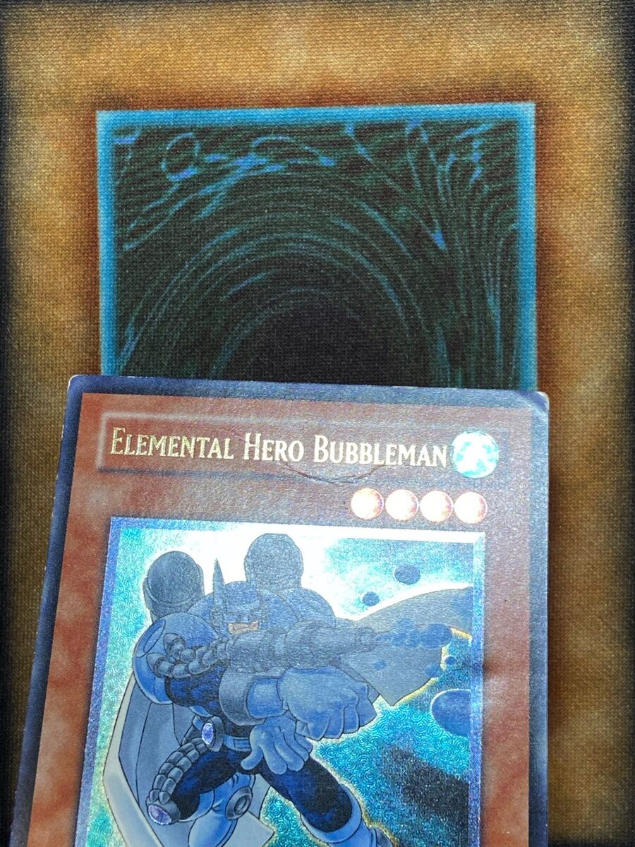 Yugioh Elemental Hero Bubbleman CRV-EN014 Ultimate Rare 1st Yugioh Elemental Hero Bubbleman CRV-EN014 Ultimate Rare 1st