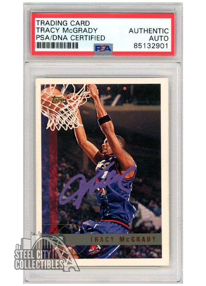 Tracy McGrady Basketball Original Autographed Sports Trading Cards