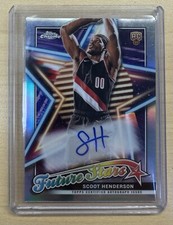 2023-24 Topps Chrome NBA Scoot Henderson Future Stars RC Auto Rookie FSA-SH