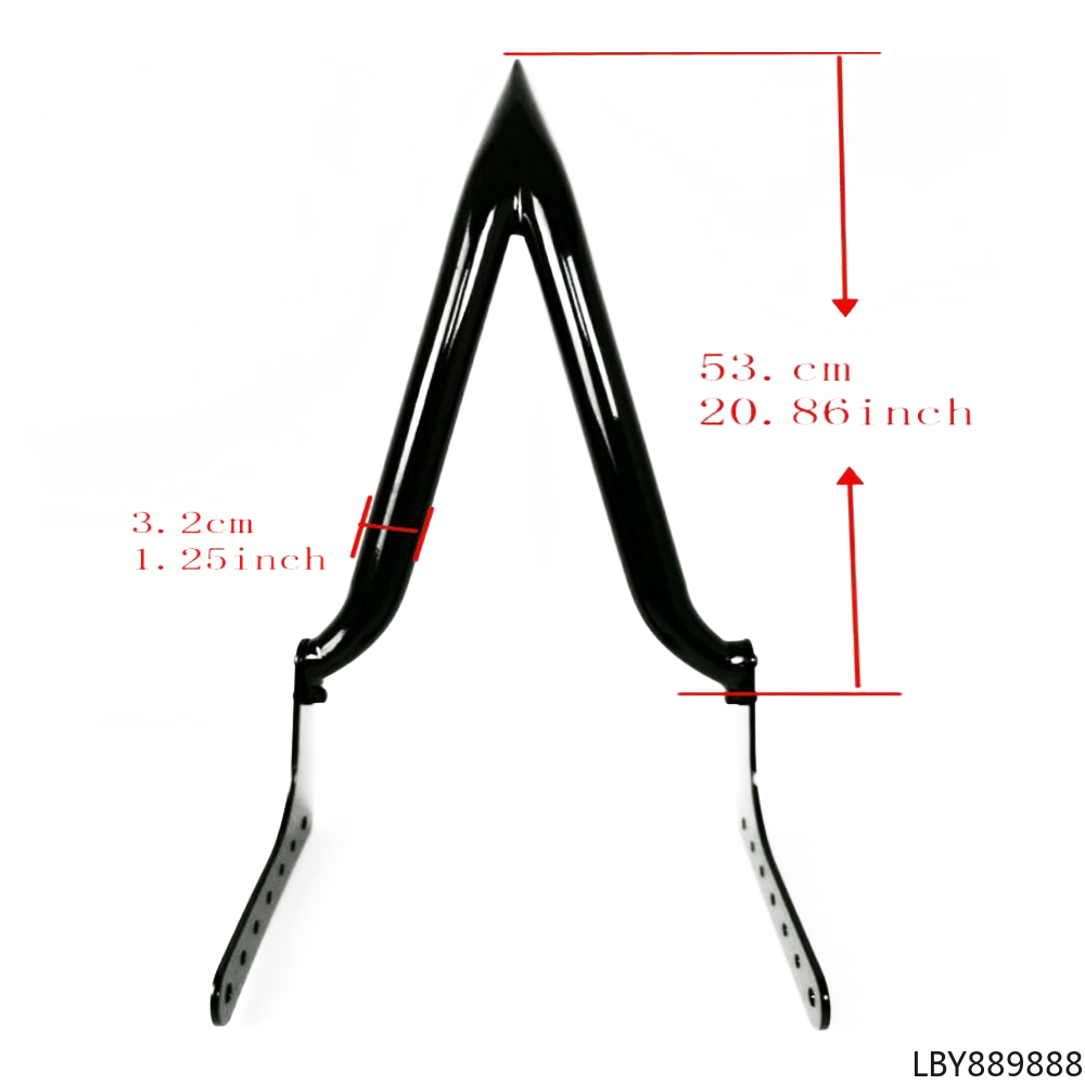 Passenger Sissy Bar Backrest For Harley Softail Slim S FLSS & Blackline (2013-2017) 6 thumbnail image
