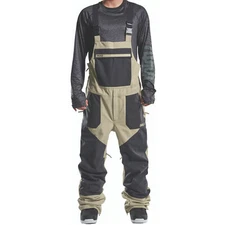 ThirtyTwo Mens 2022 Snowboard Snow - Basement Bib Pant - Khaki