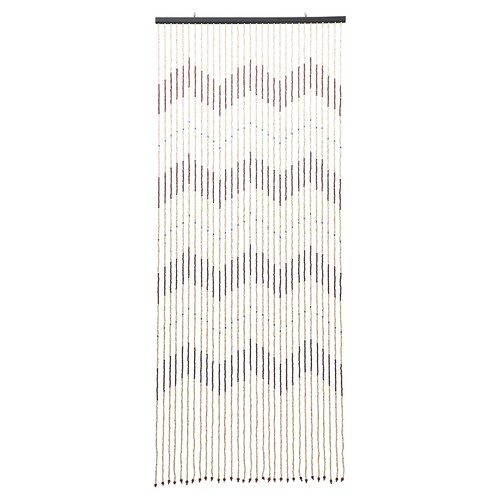 220x90cm Türvorhang Holzperlenvorhang Fliegenschutz Streifenvorhang Trennvorhang - Bild 3 von 18
