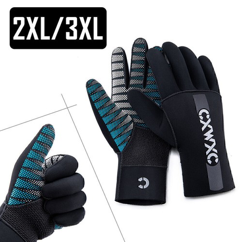 3mm Neoprene Diving Wetsuit Gloves Winter Swim Kayak Surf Snorkeling Glove S-3XL - Picture 11 of 15