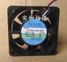 NMB 2410ML-05W-B39 DC24V 0.10A 60 60 25MM 3-Wire Inverter Cooling Fan