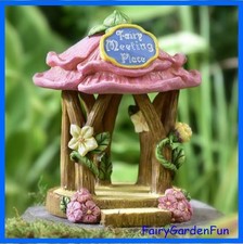 Fairy Garden Fun Miniature Dollhouse Fairy Tale Meeting Place Gazebo 292 For Sale Online