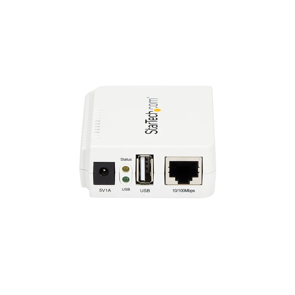 StarTech PM1115UW 1 Port USB Wireless N Network Print Server with 10/100 Mbps - Image 2 of 4