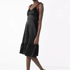 NWT Women's Nine West Strappy Empire Midi Dress XL