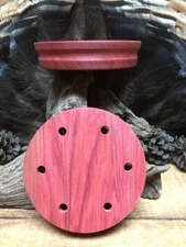 1 - EASY GRIP  Profiled Redheart  Turkey Friction Call Pot  No Tools Needed