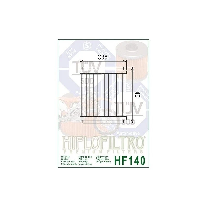 Filtro de aceite HifloFiltro (x 10) se adapta a GAS EC250 EC300 EC450 (2012 a 2015) Foto 3 de 4