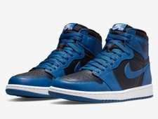 Nike Air Jordan 1 Retro High OG Dark Marina Blue GS 575441-404 US Size 5Y