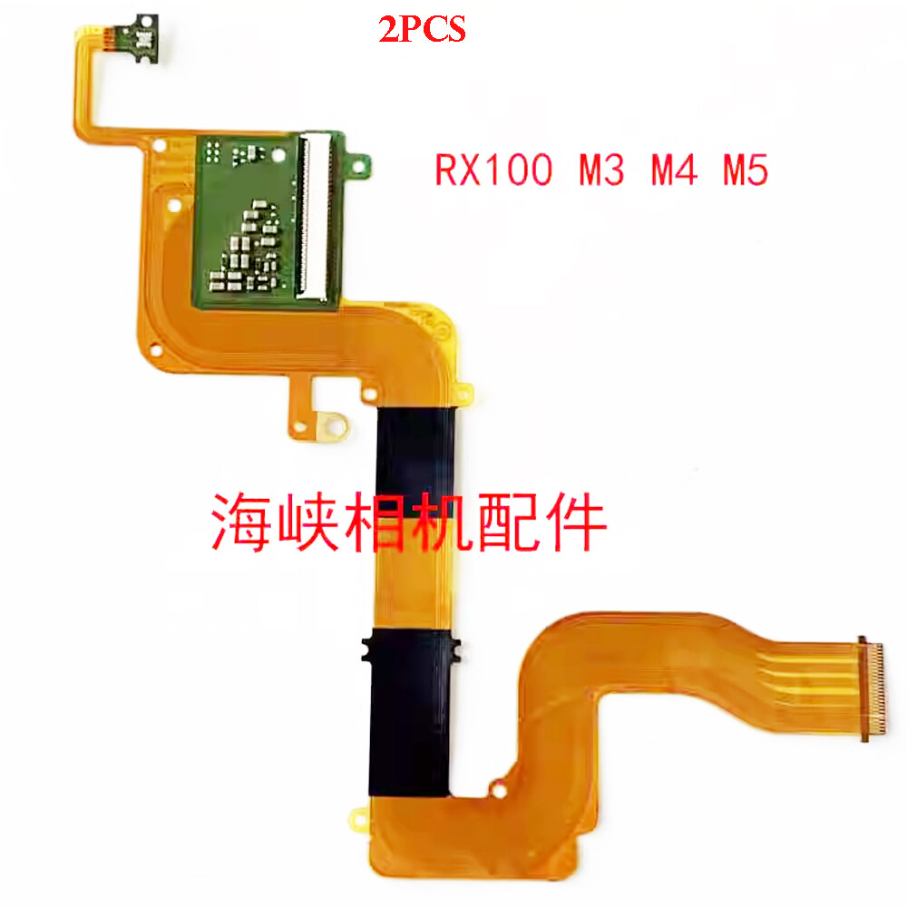 2pcs for Sony RX100 M3 RX100 M4 RX100 M5 Hinge LCD Flex Cable Camera Repair  Part