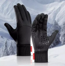 Thermal Gloves for Men Women Winter Gloves Windproof Anti-Slip Warm Snow Gloves