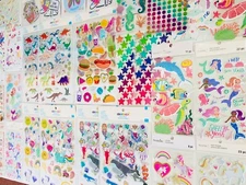 Huge Lot Stickers Kit Set Planner Craft Scrapbook Supplies Themes | 859+ Pcs.