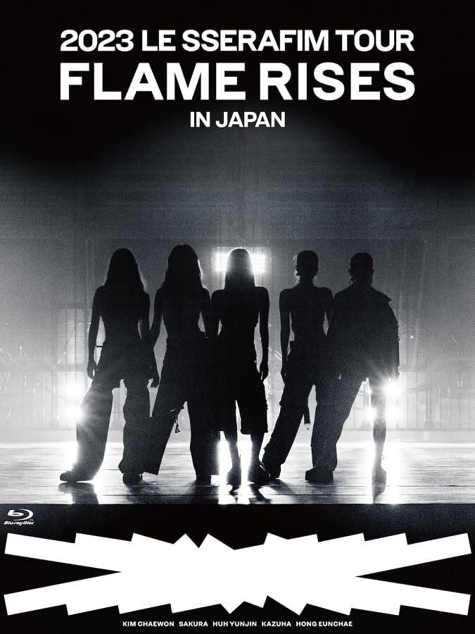 2023 LE SSERAFIM TOUR FLAME RISES IN JAPAN Limited Edition 2 Blu
