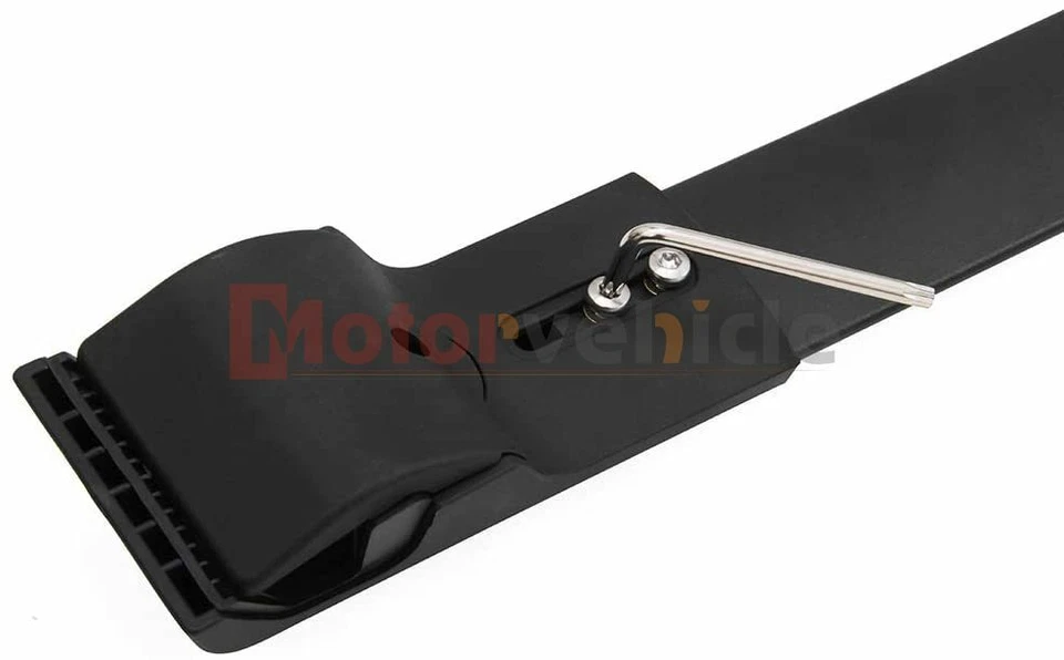 Barras transversales negras para rieles de techo de aluminio Honda Odyssey 2005-2010 Foto 4 de 4