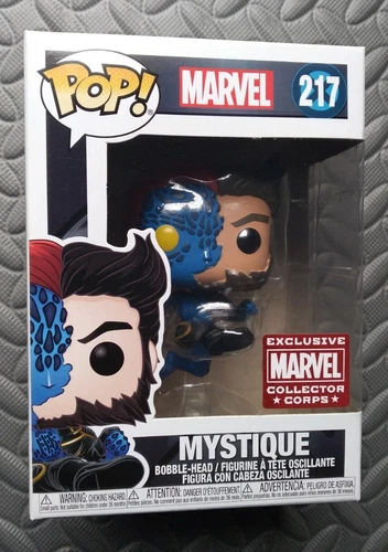 Funko POP! Exclusivo Marvel Collector Corps Transforming Mystique #217 X-Men