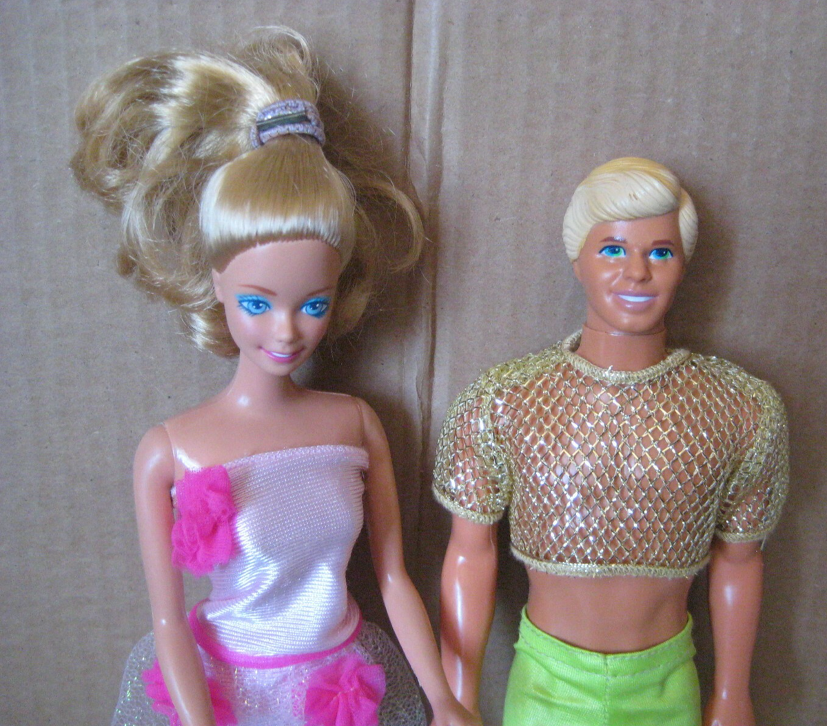 Vintage Barbie Doll 1966 and Ken 1968 ~ Made in Malaysia by Mattel