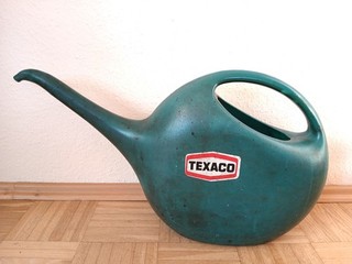 Alte 60er Jahre TEXACO Wasserkanne Oldtimer Deko
