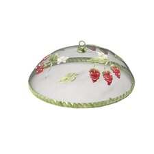 Eddingtons Food Cover/Dome/Protector - Strawberry - 35cm Keep Insects Away