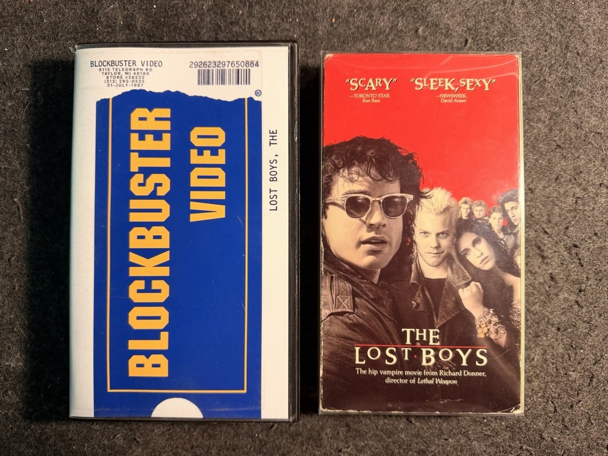 The Lost Boys VHS movie. FULL LENGTH SCREENING COPY. Rare screener