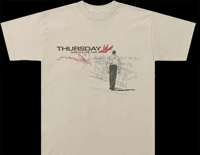 Thursday Band Rare OOP Full Collapse War All The Time Waiting T-shirt