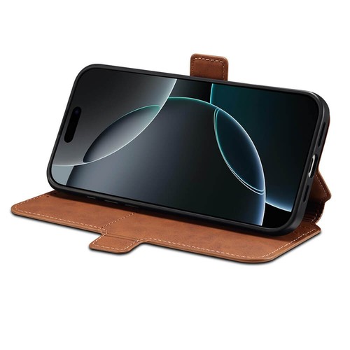 Handy Hülle für iPhone 16 15 Schutzhülle Flip Book Cover Case Etui Wallet Tasche - Bild 28 von 29