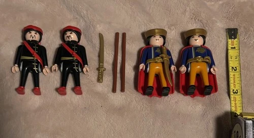 Vintage Playmobil Lot 5849 Ninja And Mandarin Duo (2 Sets) 1993