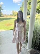 Floral Dress Homecoming Brand New Size 4 with Tags Never Worn Great Condition